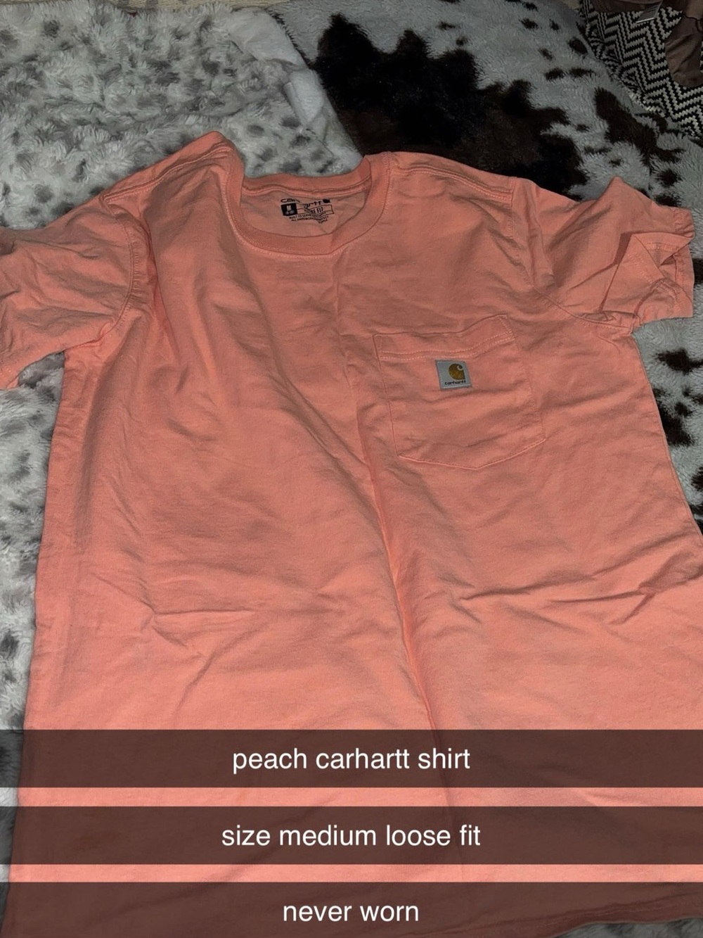 Carhartt Peach Short Sleeve Pocket Tee